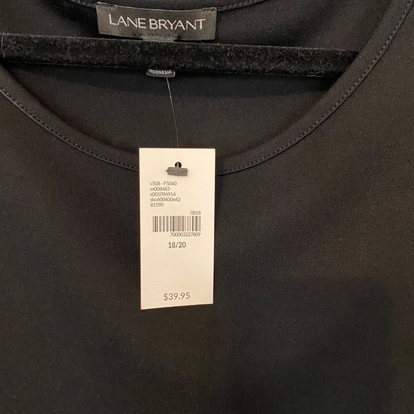 NWT 3/4 sleeves black top - Picture 4 of 5